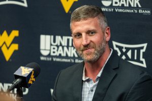 Josh Eilert introduced as WVU's interim head men's basketball coach